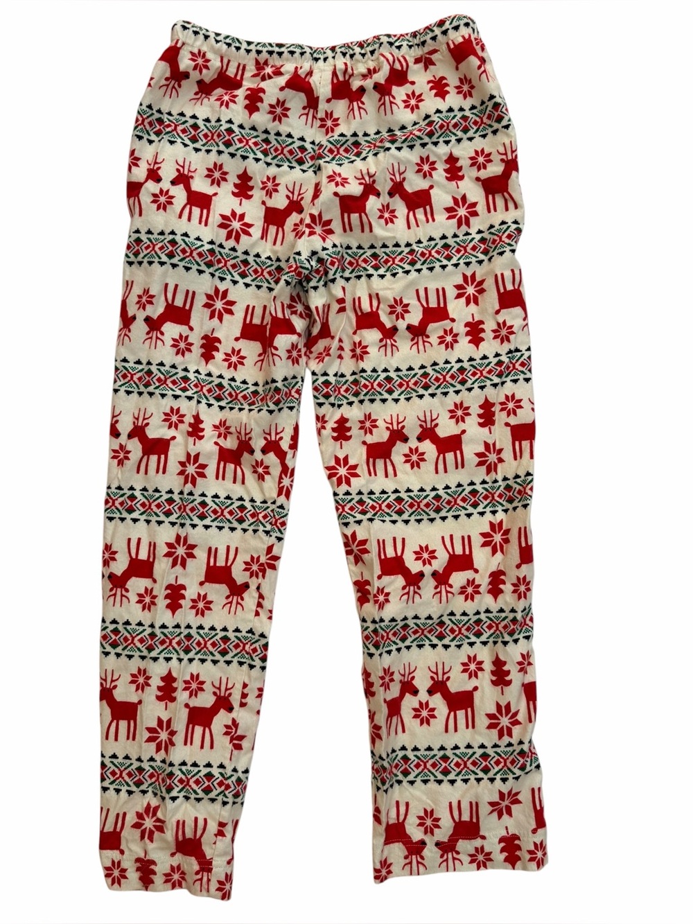 Hanna Andersson holiday reindeer flannel pj pant